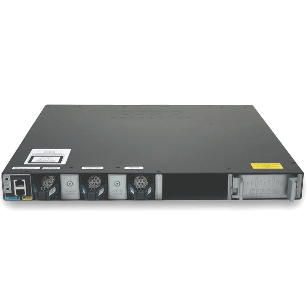 Cisco Catalyst 3650 48 Port FPoE 2x10G Uplink w/5 AP licenses IPB WS-C3650-48FWD-S Rückseite