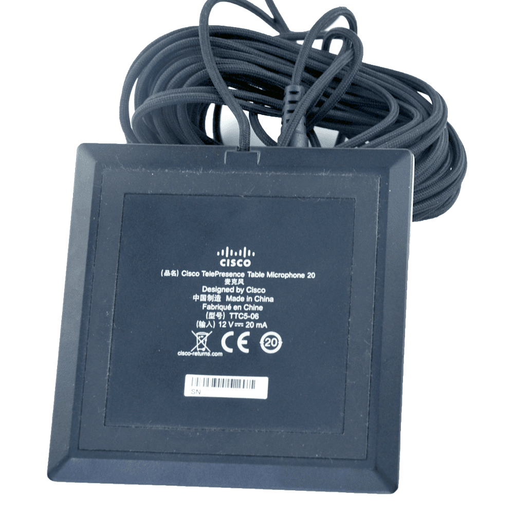 Cisco Precision Microphone 20 CTS-QSC20-MIC TTC05-06 Rückseite