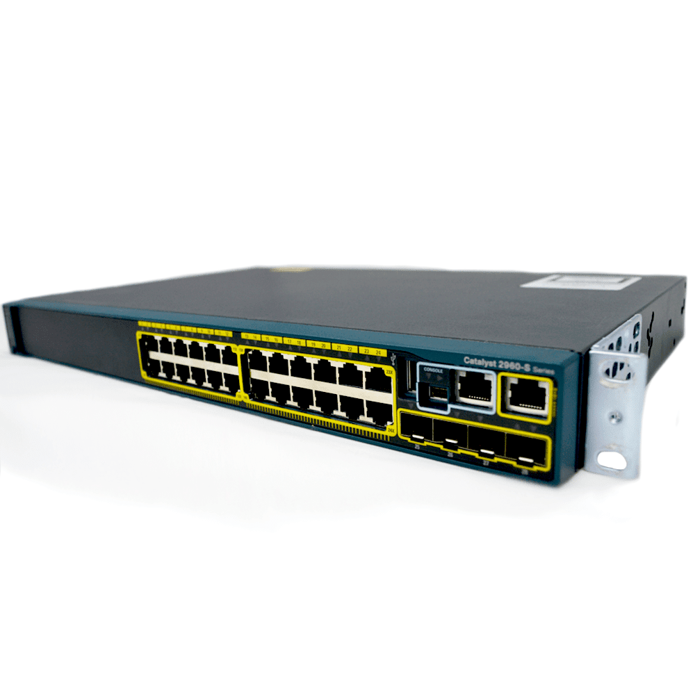 Cisco Catalyst Switches der Serie 2960-S WS-C2960S-24TS-L Front