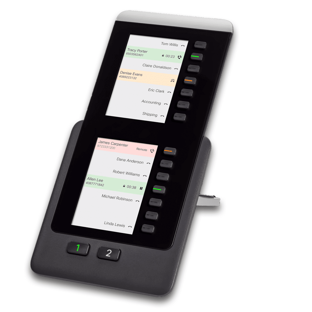 Cisco IP Phone 8800 Key Expansion Module CP-8800-A-KEM Front seitlich