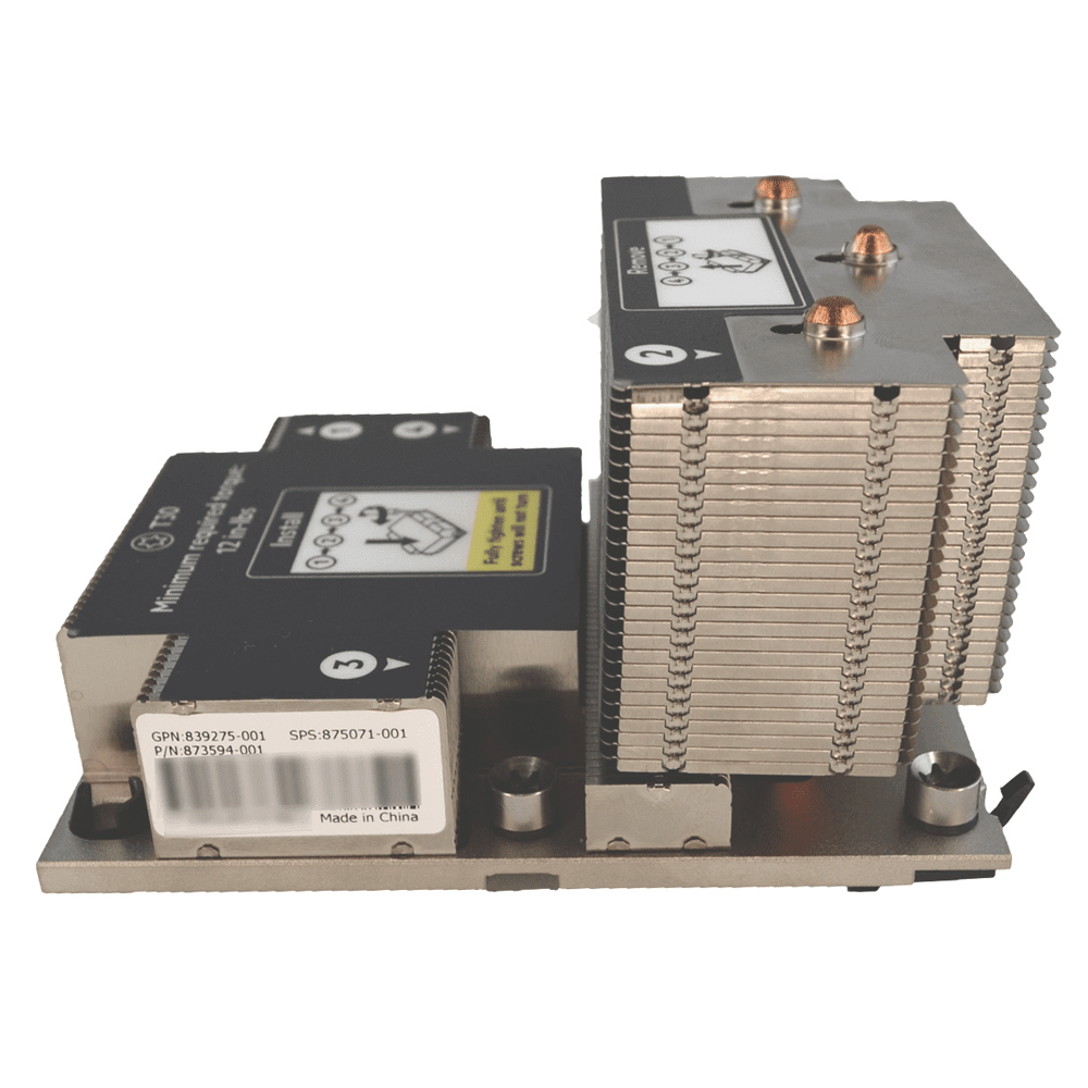 HP DL380 Gen10 High Performance Heatsink CPU Kühler 873594-001 seitlich